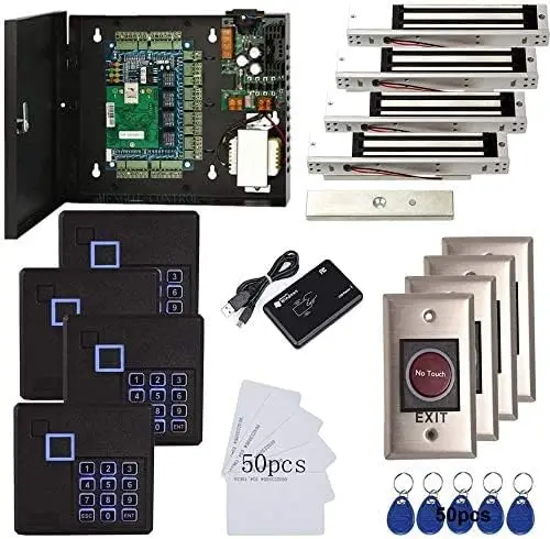 

Система контроля доступа к дверям, инфракрасная клавиатура без сенсорного входа, сканер, Электрический магнитный замок