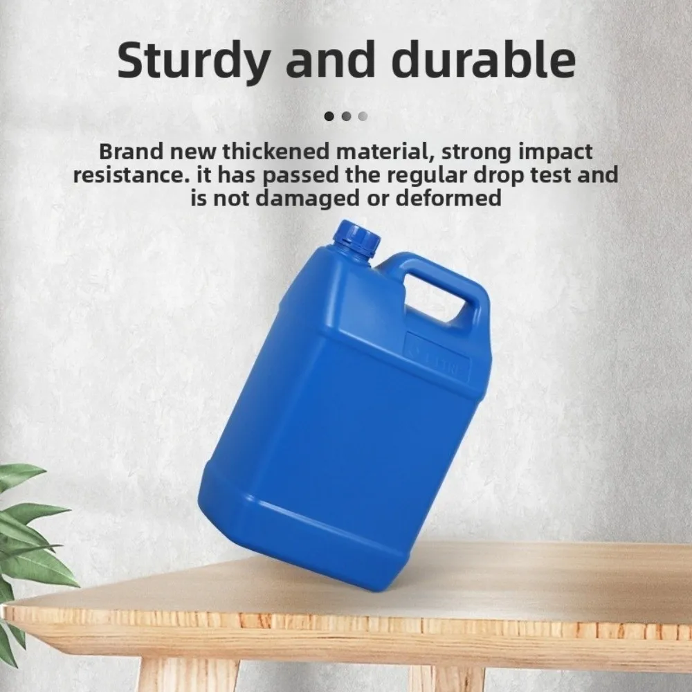 1/2/3/4/5/6/10L زجاجة بلاستيكية محكمة الغلق مع غطاء الغذاء الصف HDPE دلو مختومة سعة كبيرة تخزين الحاويات تنظيف جوهر #5