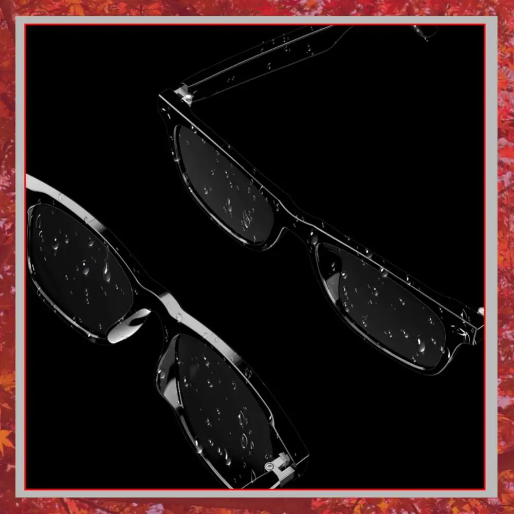 Smart Glasses AI Voice Assistant Remote Shooting Camera Glasses BT Audio Glasses Open Ear Sound Mic & Speakers