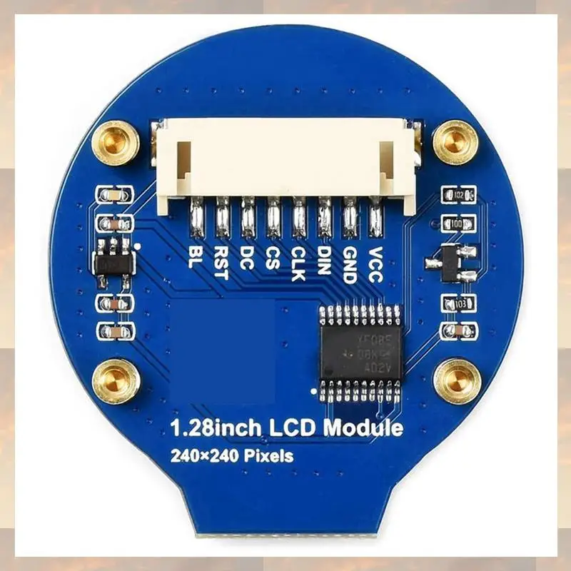 2025 Nuovo-8 Pz 1.28 Pollici Display Rotondo Modulo Schermo LCD GC9A01 Comunicazione SPI RGB 65K Supporto Colore Per Raspberry