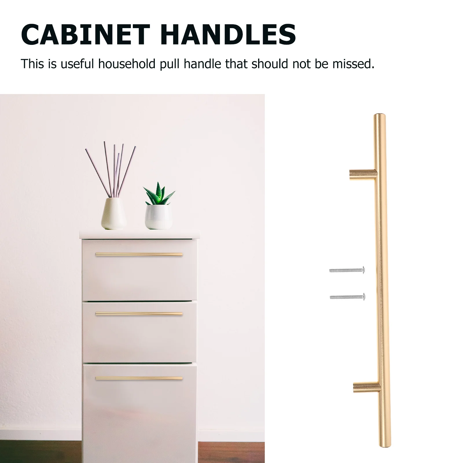 

2 Pcs Cabinet Door Handle Furniture Handles Drawer Hardware Modern Pulls Kitchen Knobs Stainless Steel Wardrobe Cabinets