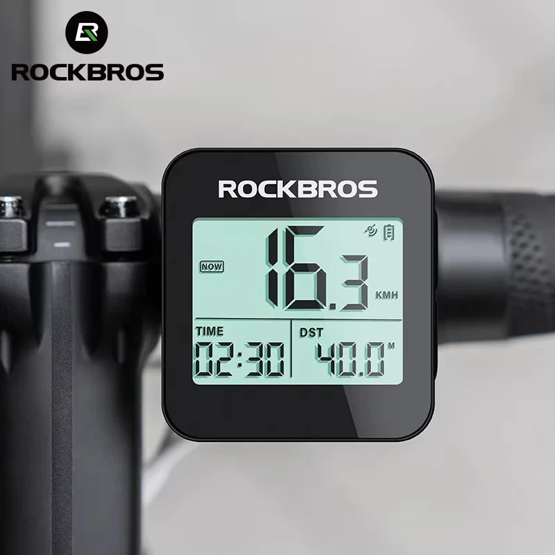 ROCKBROS دراجة الكمبيوتر GPS الطريق MTB الدراجات عداد المسافات التلقائي ساعة توقيت رقمية مقاوم للماء دراجة الكمبيوتر عداد السرعة #3