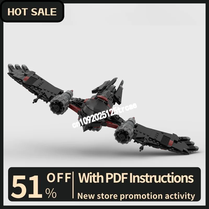 New Famous Star Battle Movie Moc Raven-Class Starfighter Model Building Blocks Diy Creative Ideas Kidtoy Birthday Christmas Gift