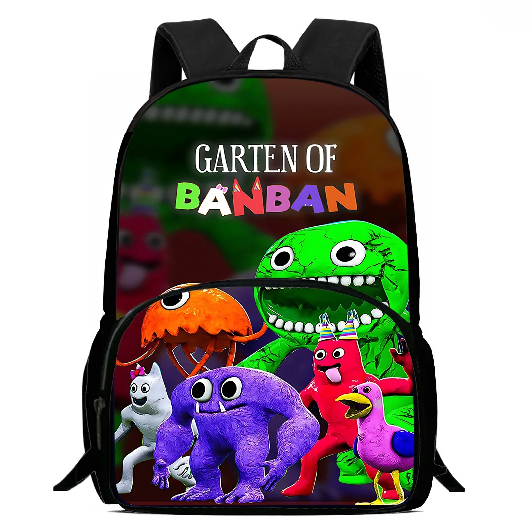 

Garten of BanBan Kids Backpacks Boys and Girls Student Birthday Gift Child School Bags Large Capacity Camping Durable Rucksack