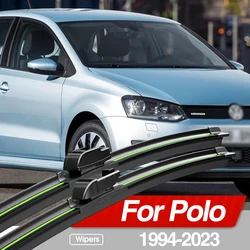 Escobillas de limpiaparabrisas delanteras para VW Polo 6N, 9N, 6R, 6C, AW1, BZ1, 1994-2023, 2 piezas, accesorios de ventana, 2006, 2010, 2017