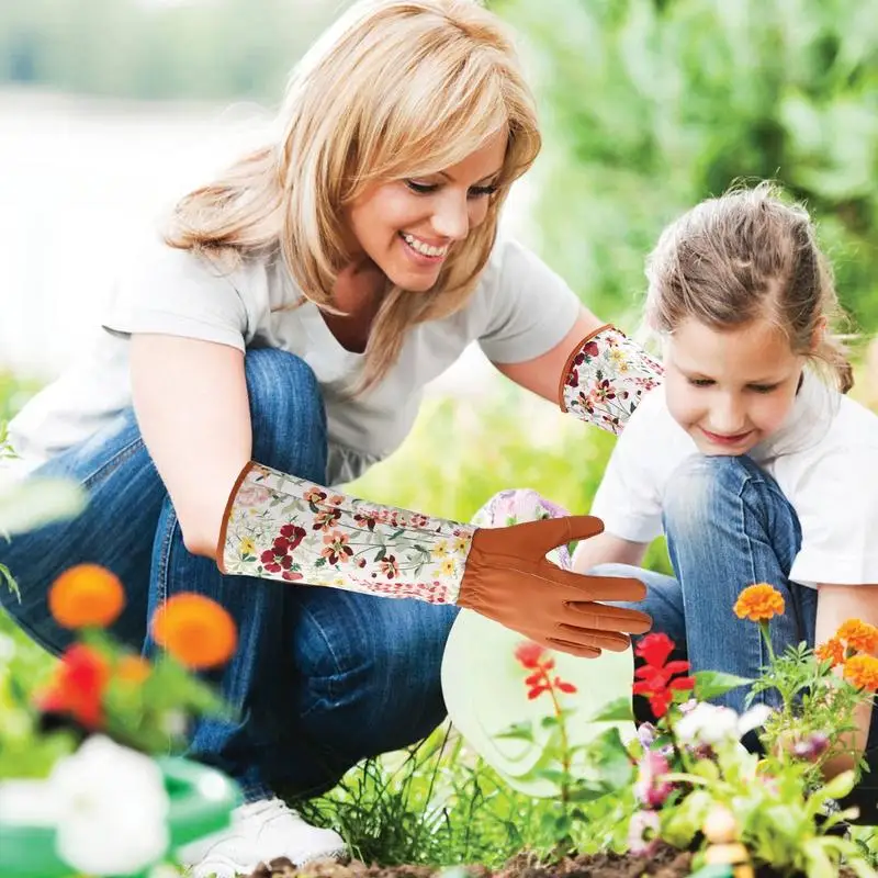 

Thorn Proof Gardening Gloves Long Thorn Proof Puncture Resistant Forearm Protection Gloves Garden Sleeves Work Non-Slip Grip