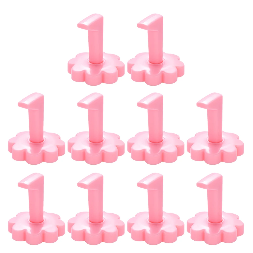 

10 шт., держатель для кончиков ногтей, съемная подставка для маникюра, розовая стойка для дизайна ногтей, профессиональный держатель для салонных инструментов