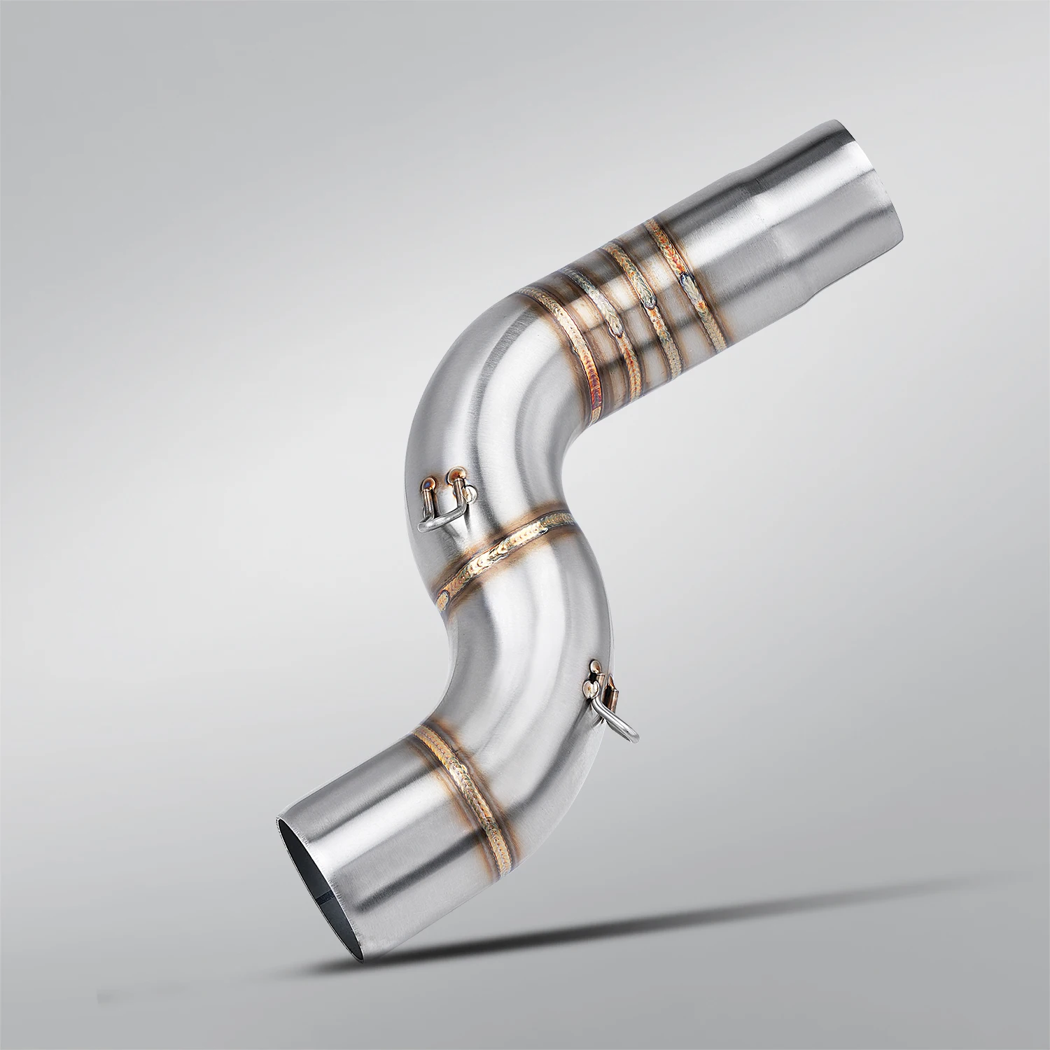 

Motorcycle Exhaust Front Link Pipe Middle Link Pipe Stainless Steel Tube Slip on For KAWASAKI ZX6R 2004-2008