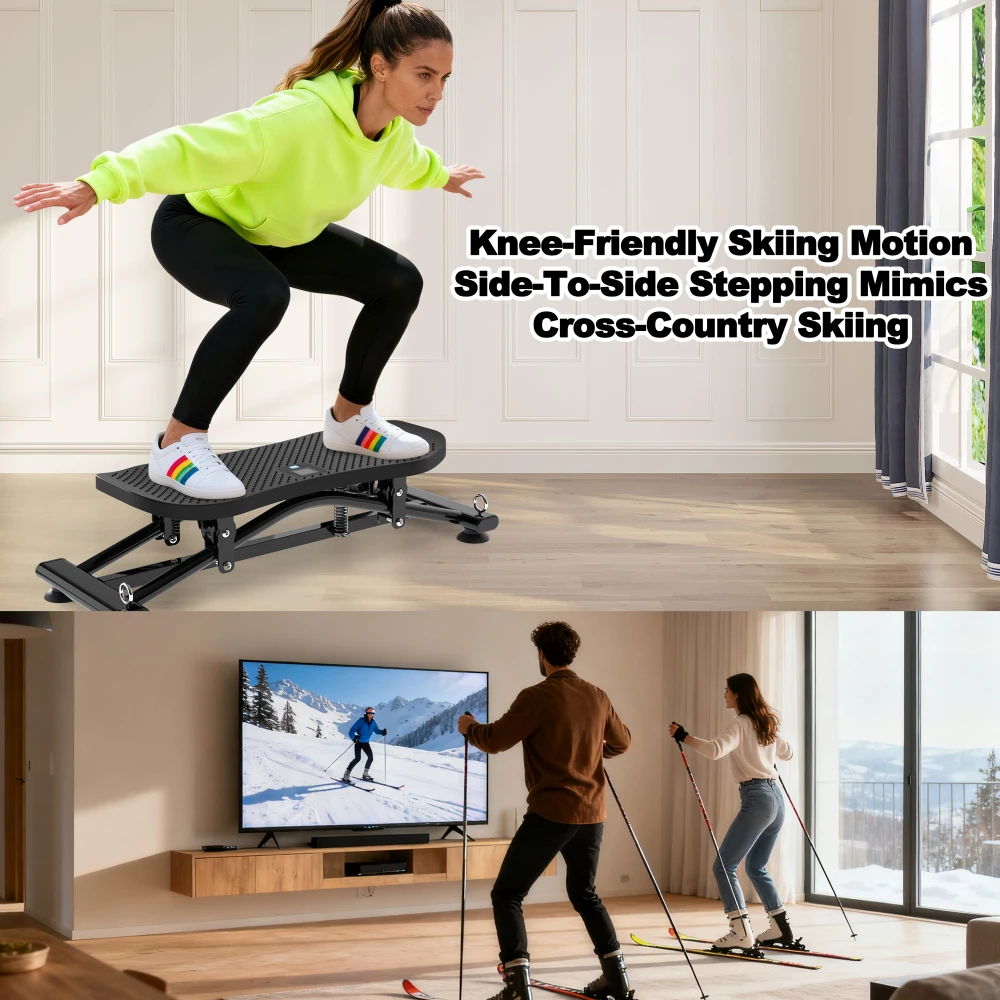 Sliding Ski Simulator with Res - Resistance Bands recension och pris