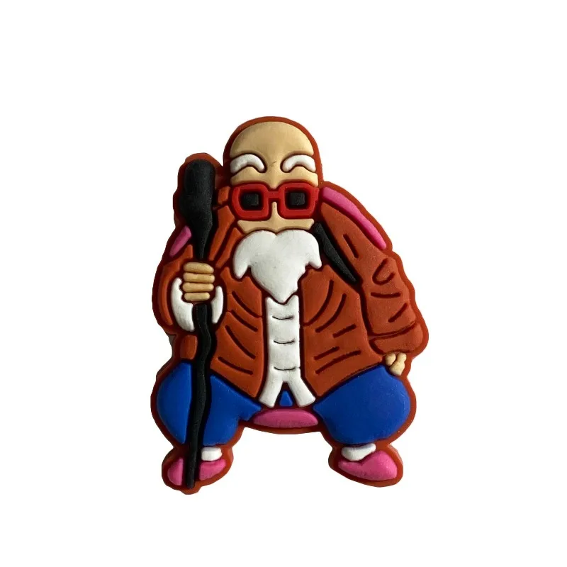 Afbeelding 7: Dragon Ball Z Goku Schoenen Charms Zachte Rubberen Afneembare Clog Pins Anime DIY Decoratie Accessoires voor Vrouwen Mannen Kinderen Casual Sandalen