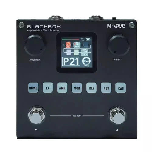 M-VAVE Blackbox Guitarra/Bajo AMP Modeler Procesador de efectos múltiples Recargable para bajo de guitarra eléctrica