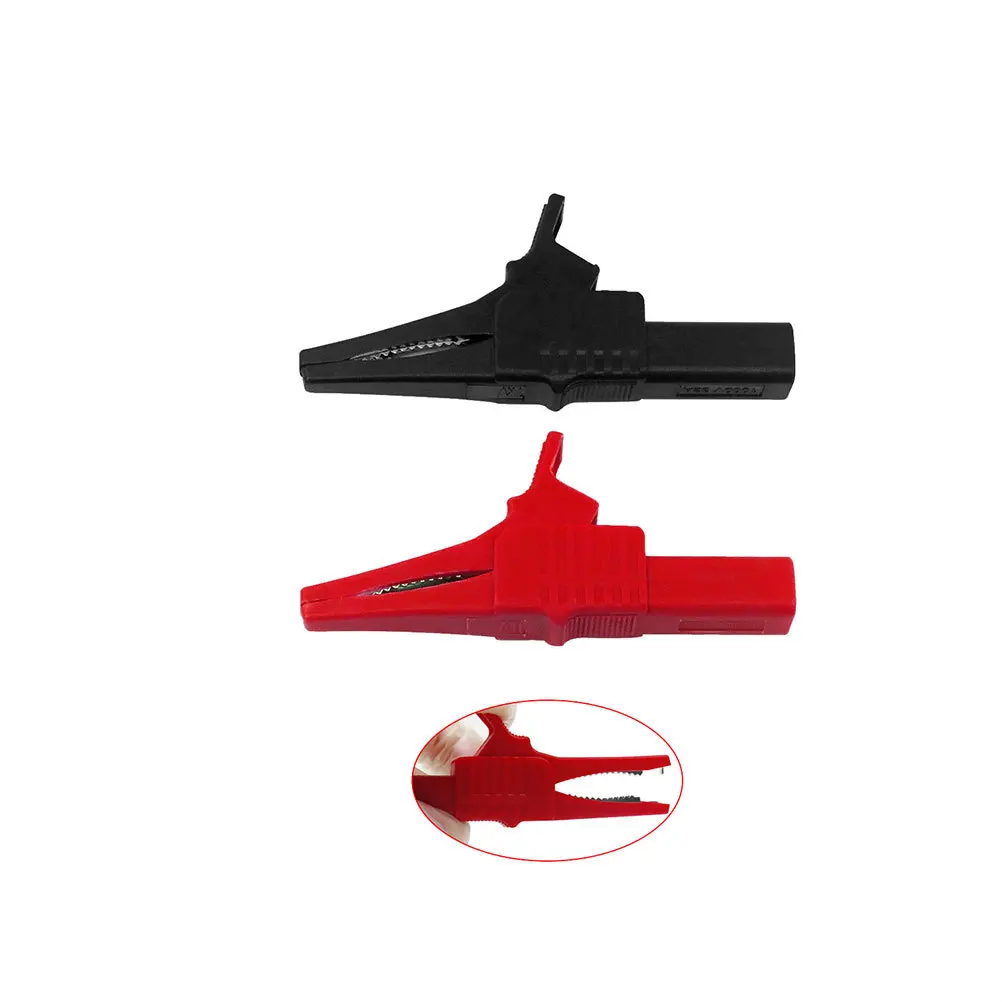 1 conjunto kit de chumbo teste multímetro 4mm plugue banana clipes jacaré elétricos sonda agulha diagnóstico ferramenta teste elétrico