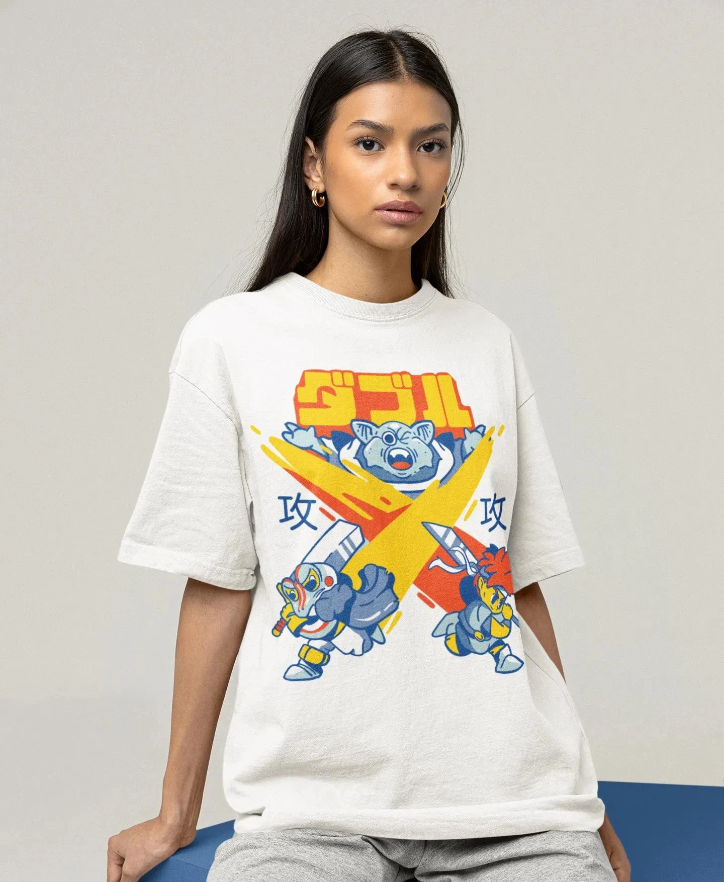 Chrono Trigger Game Printed T-shirt Women's Spring/Summer Fashion Trend Top Neutral Short Sleeve Comfortable T-shirt