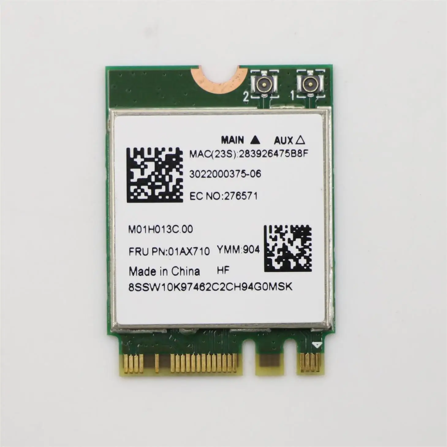 NEW Original Realtek RTL8821CE 802.11AC 1X1 NGFF/M.2 interface dual band 2.4G 5G bluetooth 4.2 wireless network card FRU 01AX710