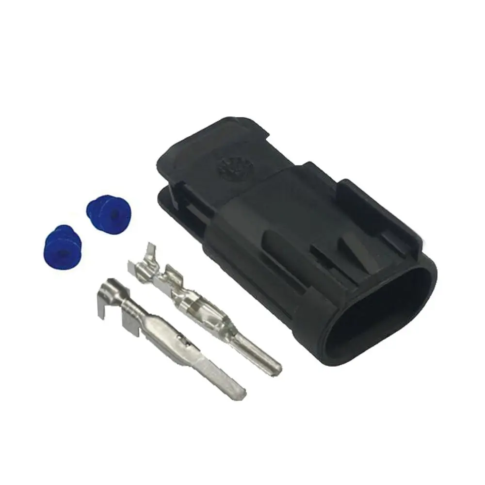 10 Sets 2 Pin Automobile Connector Waterproof Female Male Socket 13518845 DJ7025D-2.8-11 2P 221DJ7025D15326678