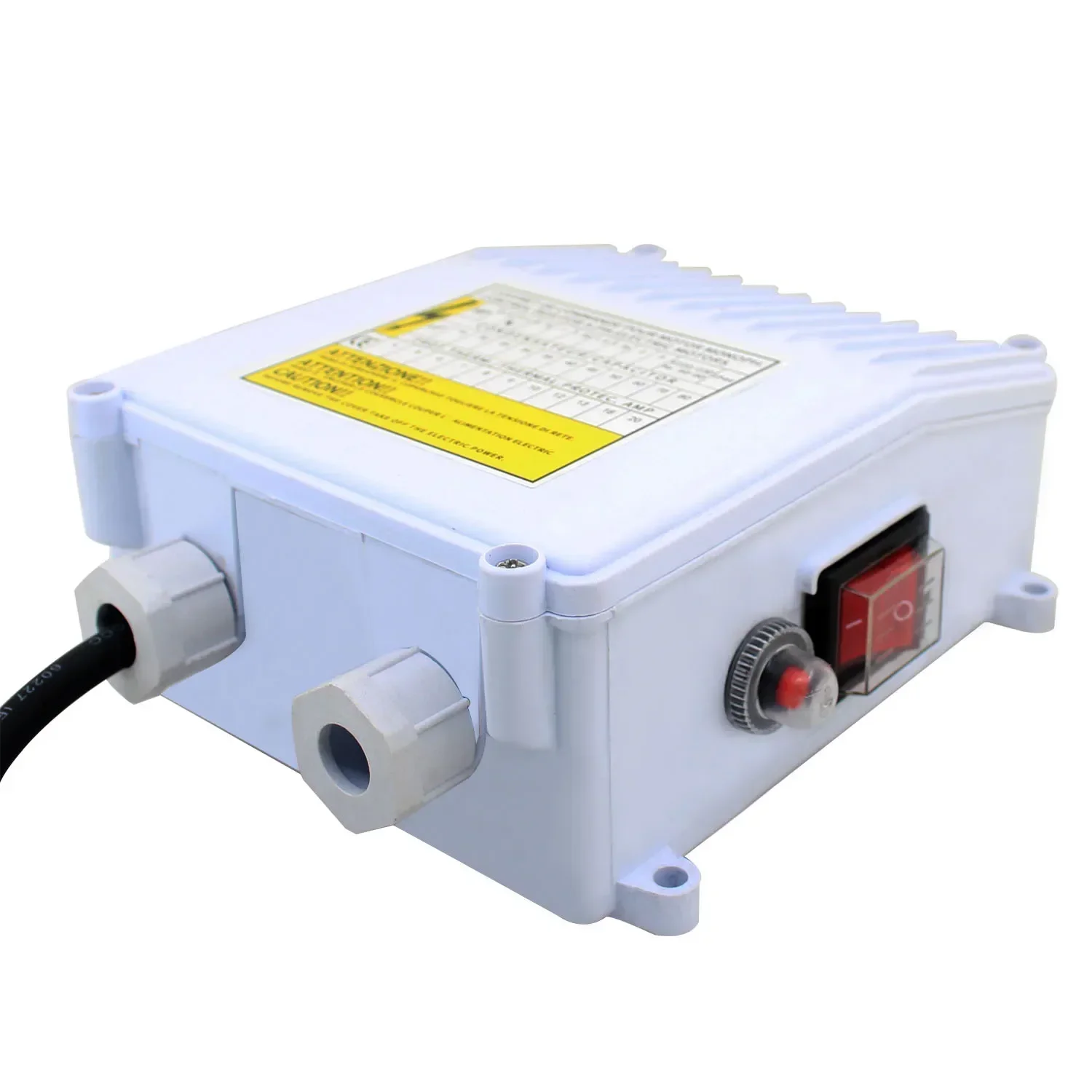 

SAT1 220V submersible deep well pump control box Diving pump external box single-phase capacitive deep well diving pump switch b
