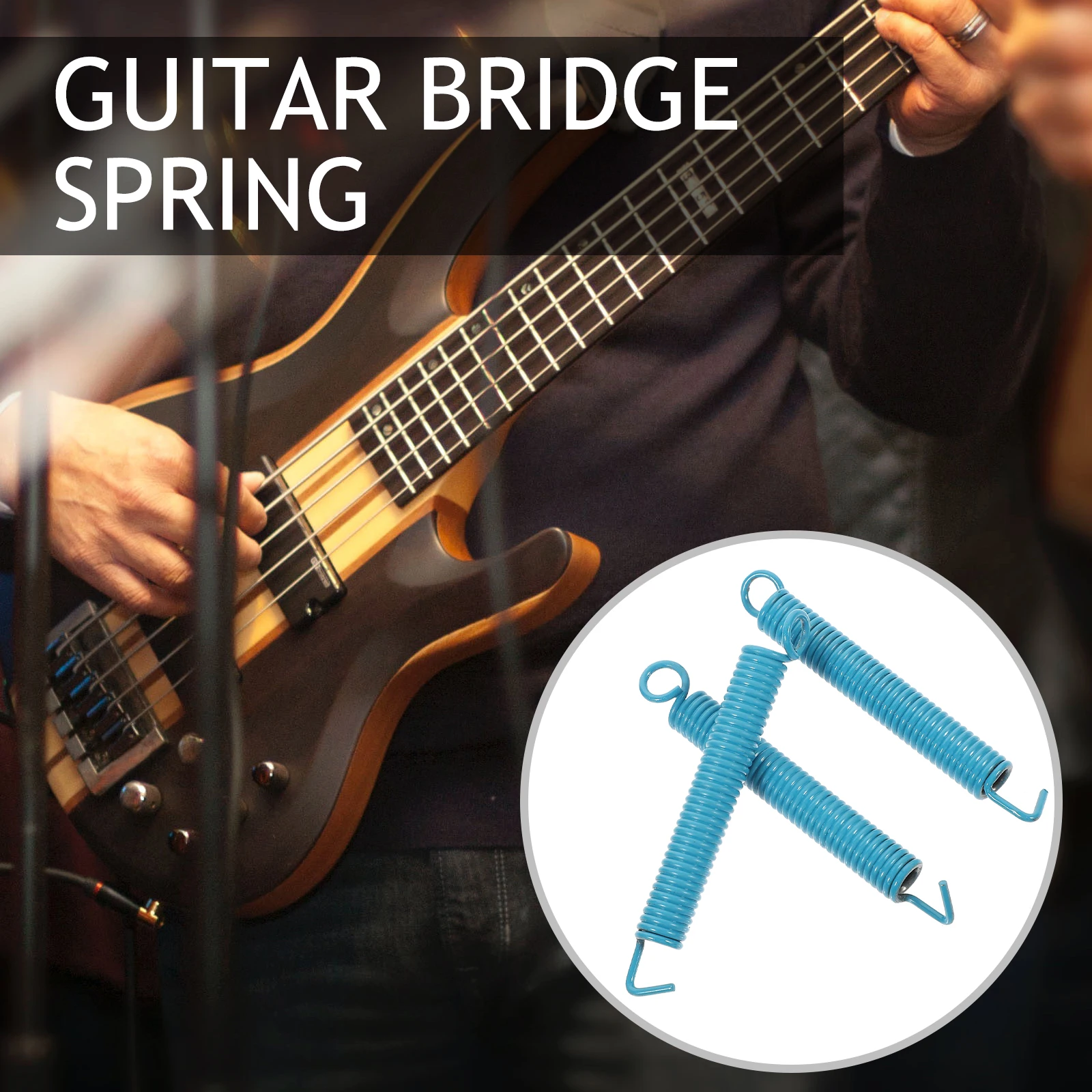 

3pcs Electric Guitar Tremolo Bridge Springs Metal Tension For Acoustic Replacement Parts Guitar Accessories Instrument