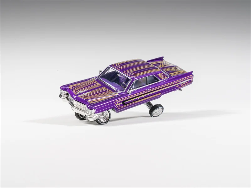 97M 1:64 1964 Coupe DeVille LowRider Die-Cast Car Model Miniature Gifts