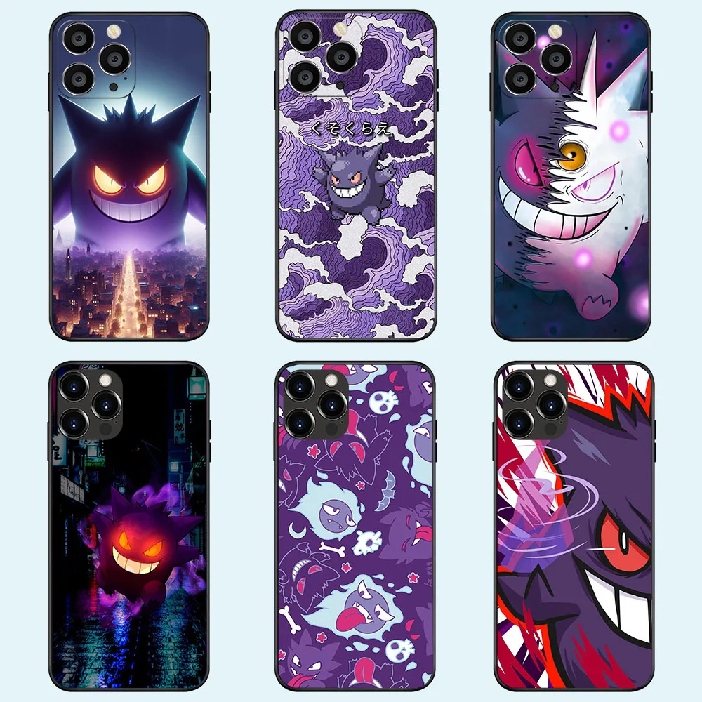 TV-56 Gengar Haunter Gastly Soft Case For VIVO V23E V23E V25 PRO V25E V27 V27E V29 Y01 Y02 Y02S Y17S Y21T Y22S Y35 Y36