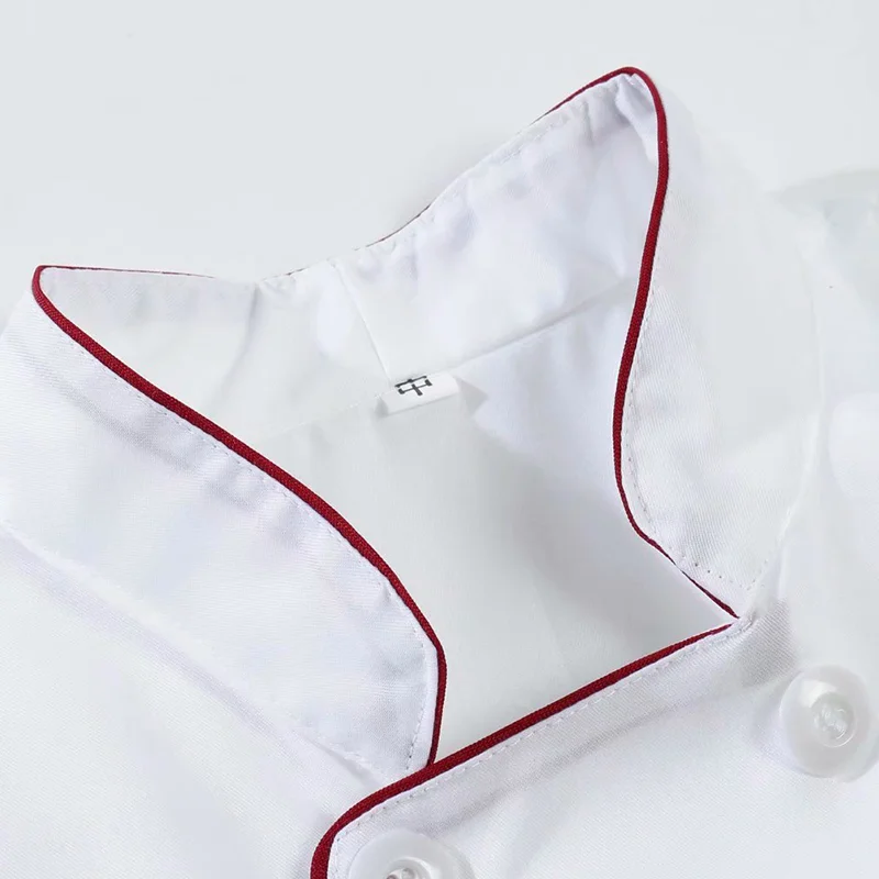 Aanpassen DIY LOGO Print Chef Uniform Keuken Bakkerij Cafe Food Service Lange mouw Ademend Kokskleding Oberjas Overalls