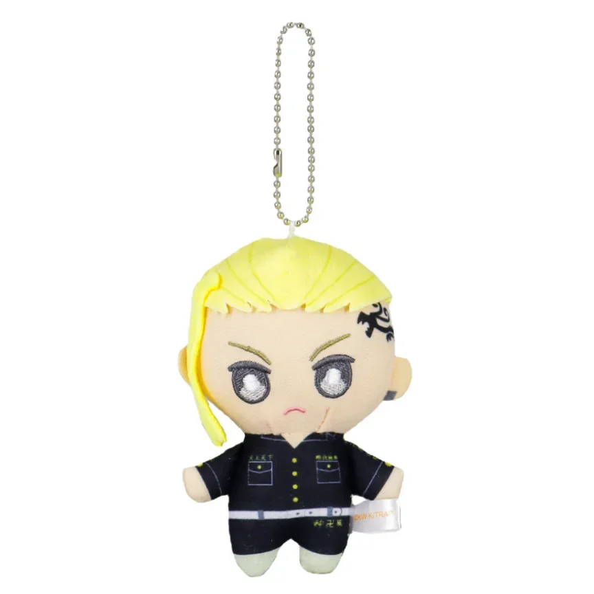 10cm Japanese Anime Plush Pendant Ken Matsuno Chifuyu Hanemiya Kazutora Doll Bag Decoration KeyChain Brithday Gift for Friend