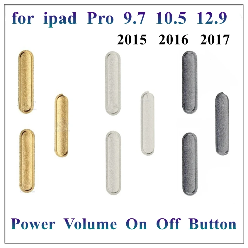 1Pcs New Phone Housing Side Key On Off Power Volume Button Replacement Part For IPad Pro 9.7