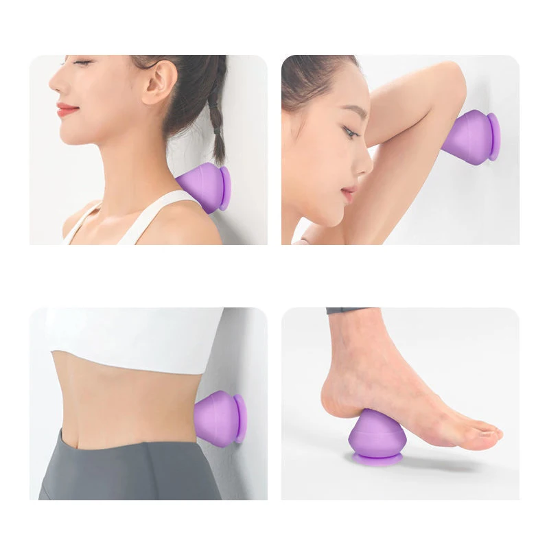 

Настенный фасциальный конус на присоске, настенный массажер для расслабления мышц спины, массажер для рук и ног, массажный мяч триггерной точки