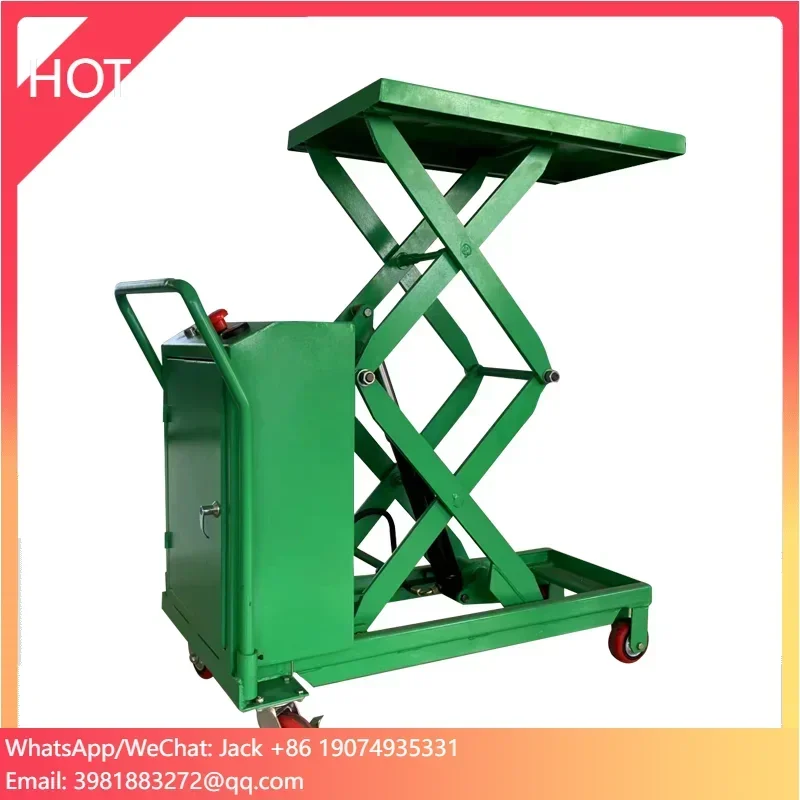 Capaciteit 300 kg 500 kg Hefhoogte 900 mm Batterij-aangedreven hydraulische heftafels Schaarheftafel te koop