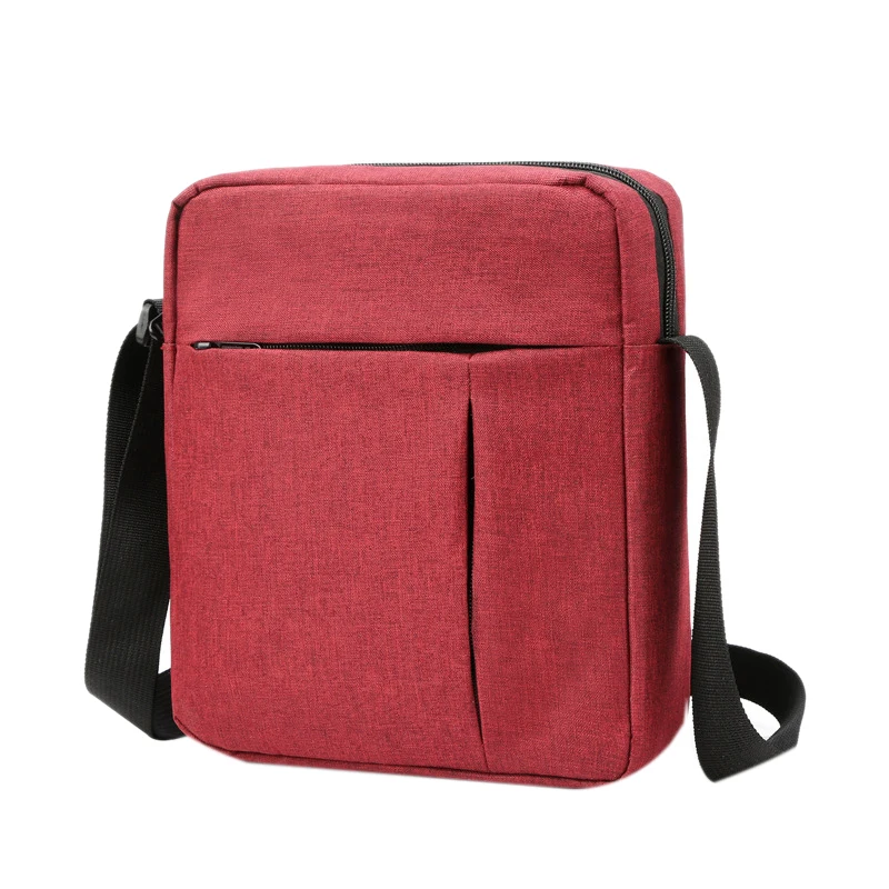 Bolso de hombro Diagonal para hombre, bolso cuadrado pequeño, bolso de hombro informal de moda