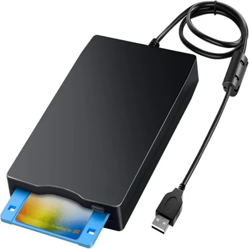 Imagen 1 del producto Unidades de disquete USB, lector de disquete FDD externo portátil de 3,5 ""1,44 MB para Windows XP/7/8/10/11 PC portátil de escritorio