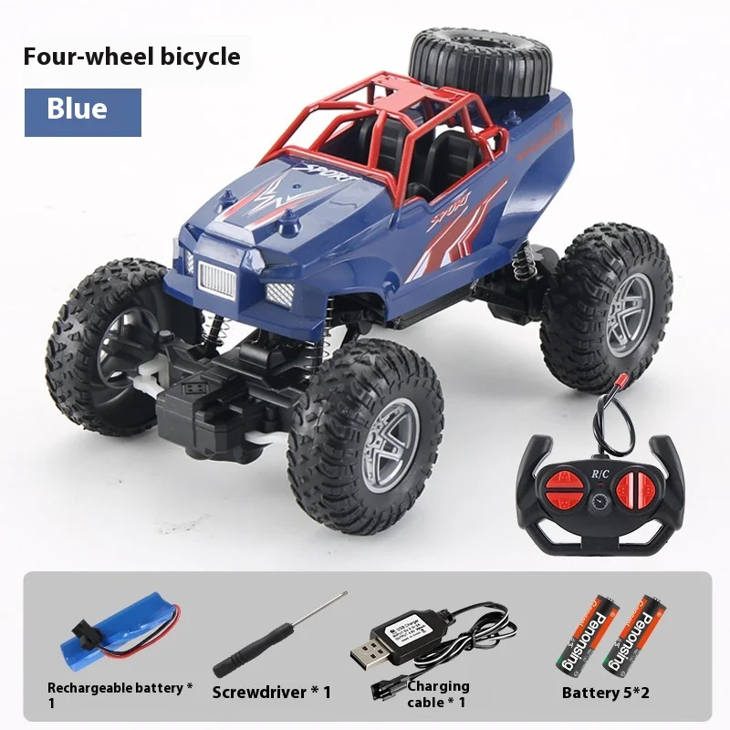 Alloy Four-Way Cross-Country Climbing Remote Control  High-Speed Racing High-Speed Drift Monster Truck Shock Absorption Lig