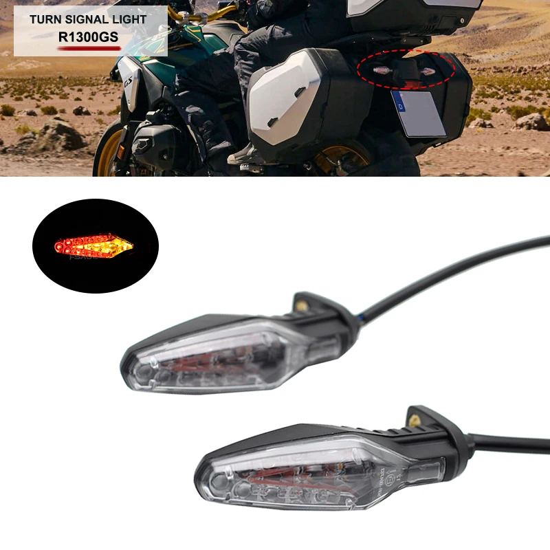 Motorcycle LED Turn Signal Rear Brake Tail Light Flashing Lamp For BMW R1300GS R1250GS ADV M1000RR S1000RR S1000XR S1000R F900GS