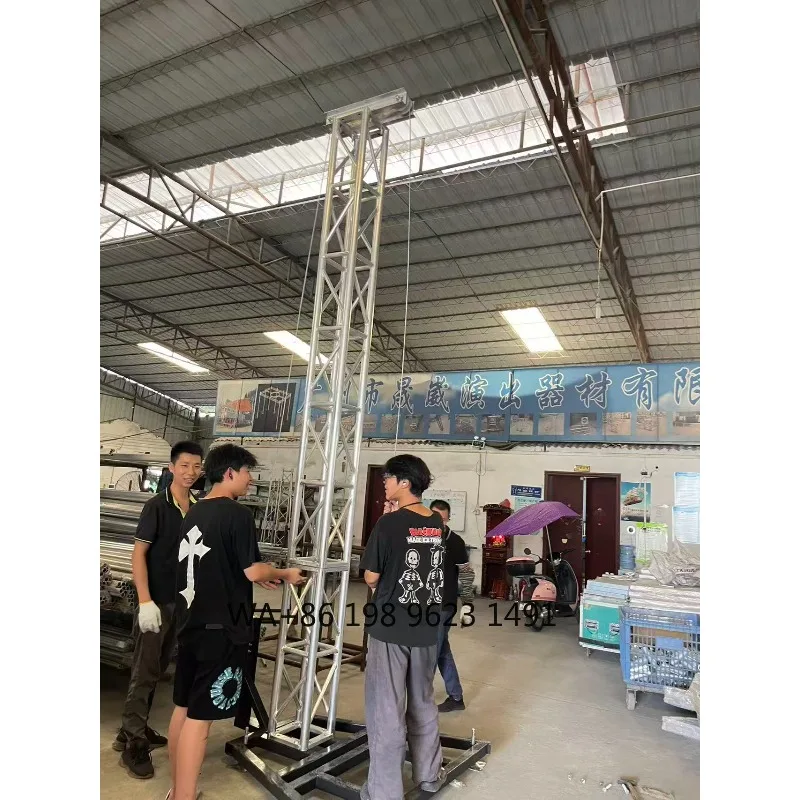 6061 Aluminum Alloy Portable A-Frame Line Array Stand Gantry Truss Shelf Stage Lighting Bar Outdoor view 3