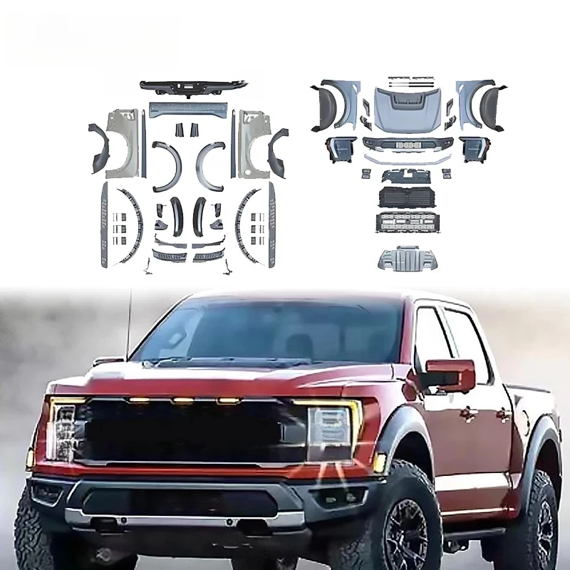 Premium Car Accsori F-0 - To + Conversion Body Kit | Front/Rear Bumper & Grille Upgr High Quality