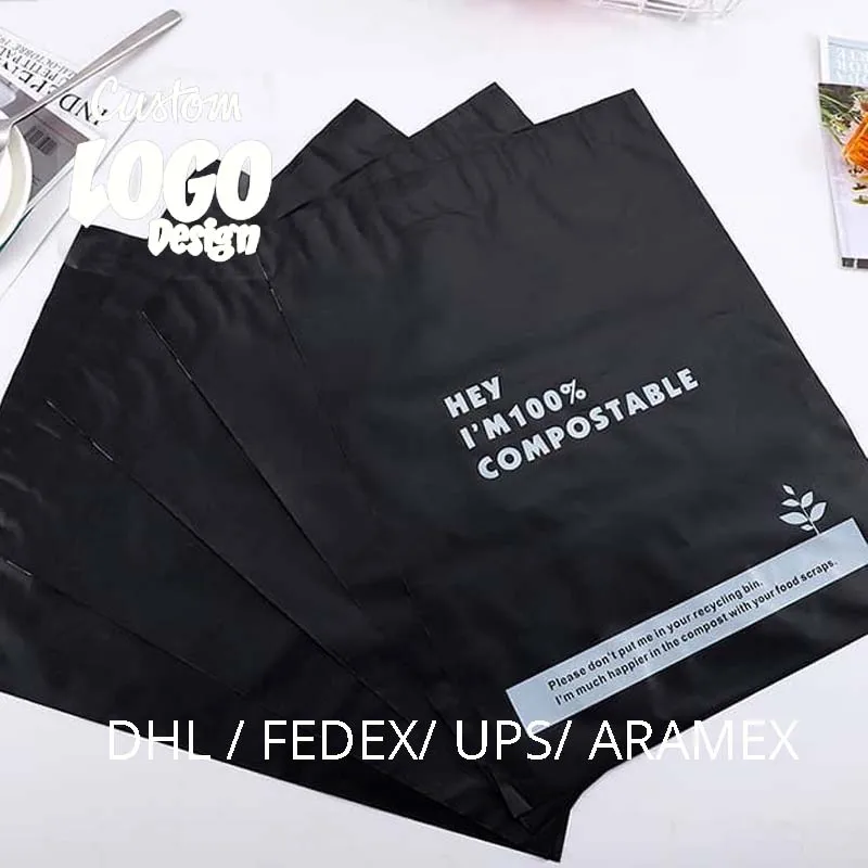 Custom LOGO Printed Eco Friendly Self Sealing Shipping Plastic Packaging Bag Poly Mailer Mailing Bags With Logo