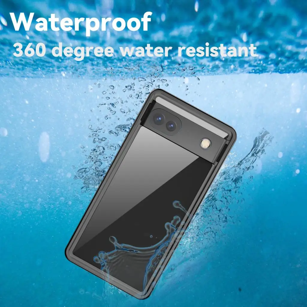 Swim Run Outdoor Sports IP68 Real Waterproof For Google Pixel 6A Underwater Diving For Google Pixel 6 Pro CASE Cover Shell Capa