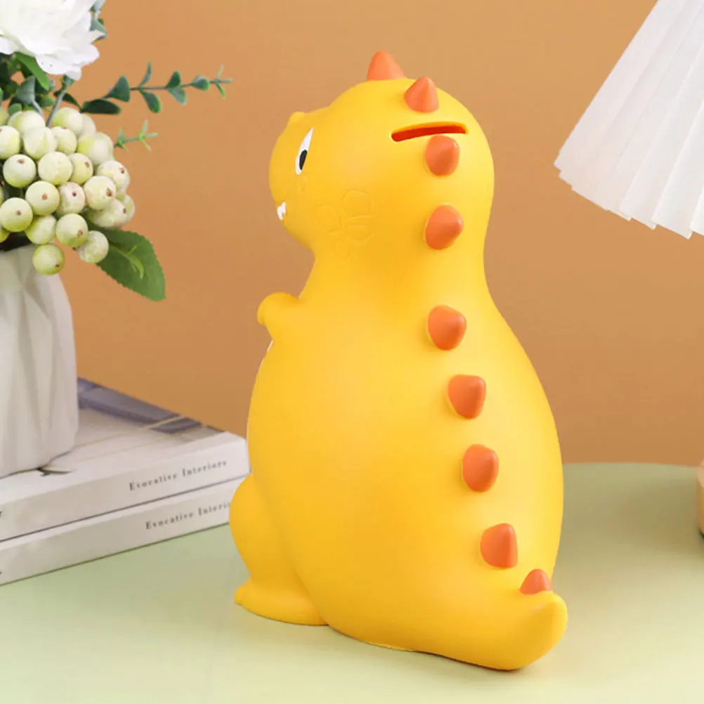 

Cute Dinosaurs Coin Bank Plastic Money Jar for Kids Educational Savings Tool Lovely Piggy Bank Gift for Festivals Decor