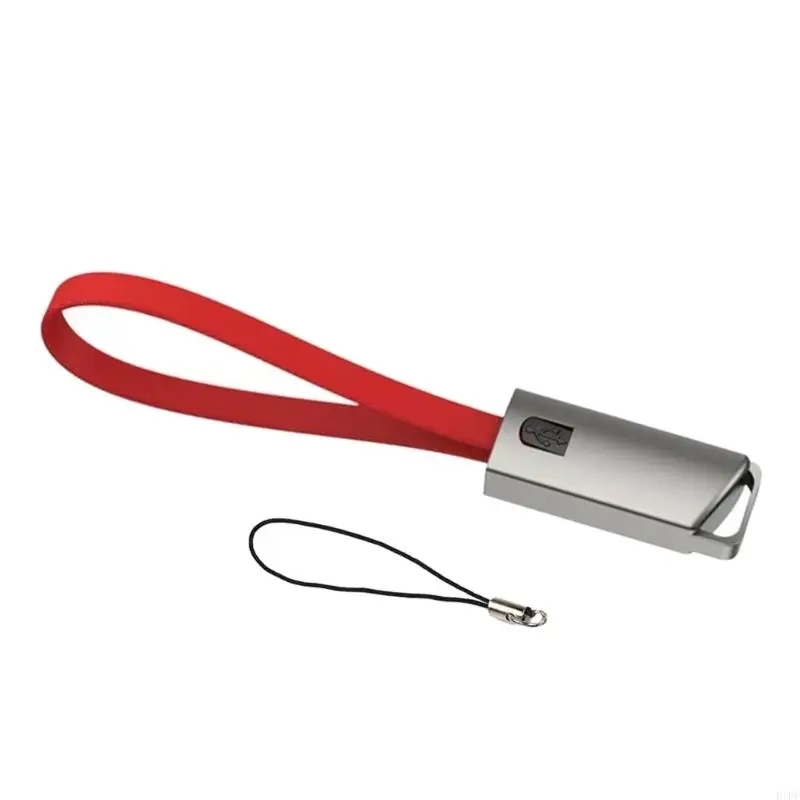 E1PF سلسلة المفاتيح المحمولة USB إلى USB C شحن الكابلات نقل بيانات شحن البيانات السريعة