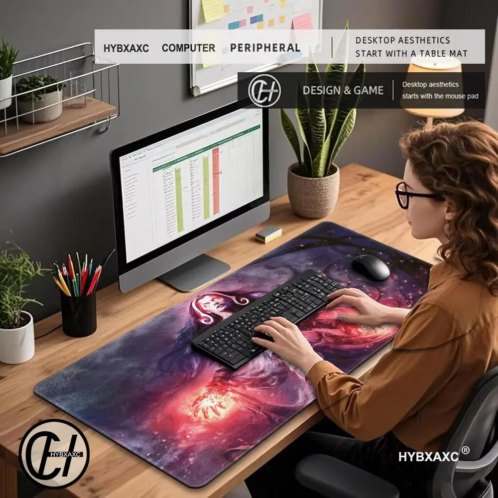 New L_Liliana V_Vess gaming desktop mouse pad laptop desktop mat large rubber anti-slip mouse pad gaming keyboard and mouse pad