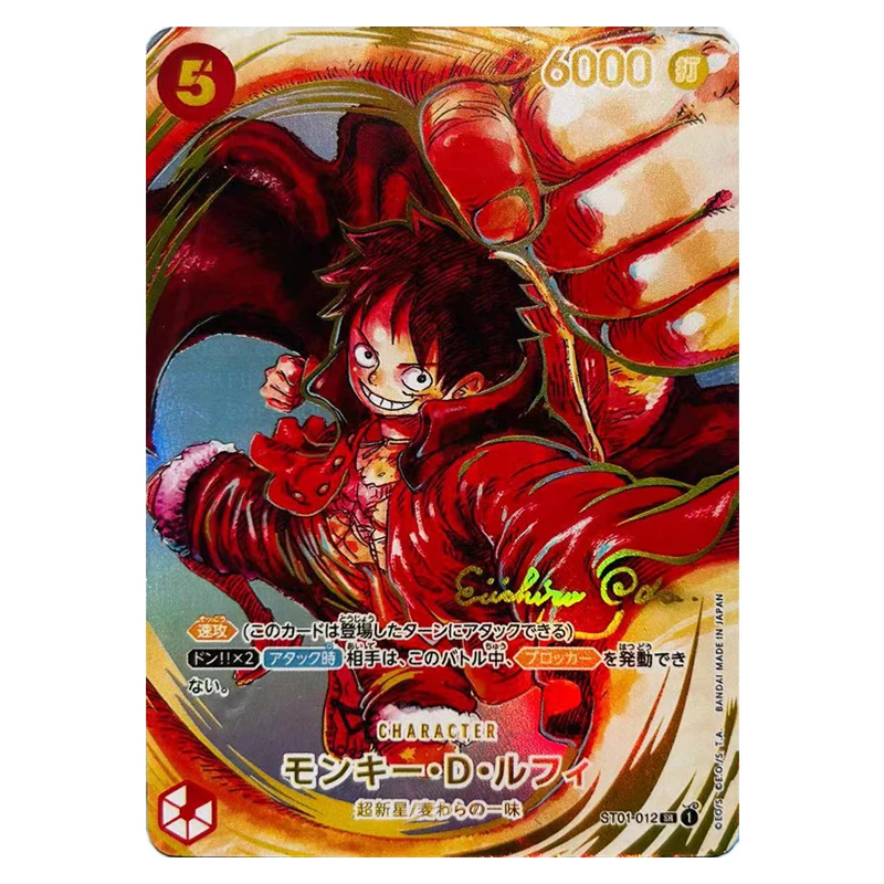 One Piece Cards DIY Luffy Hancock Perona Vivi Yamato Boy Anime Collectible Cards Birthday Christmas Gifts Shanks Rowe  Zoro