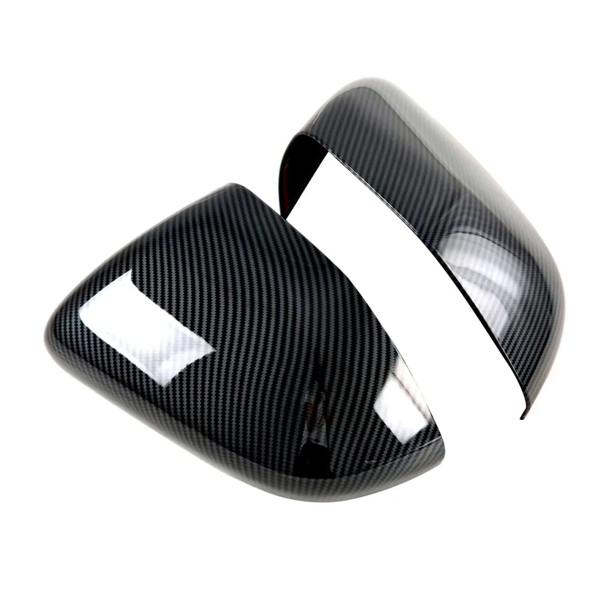 

For Ford Explorer 2020 2021 2022 2023 Exterior Side Mirror Caps Mirror Cover Trim Accessories (Carbon Fiber)