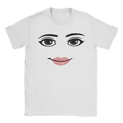 Novelty Robot Robloxs Woman Face Game Meme Tshirt Unisex Round Neck Short Sleeve Clothing  Cotton Summer Top Tee