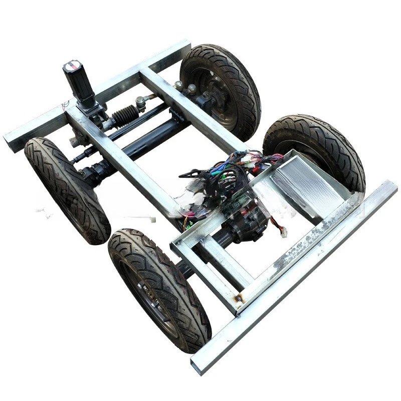 

Electric remote control chassis wire control unmanned chassis autonomous four-wheeler
