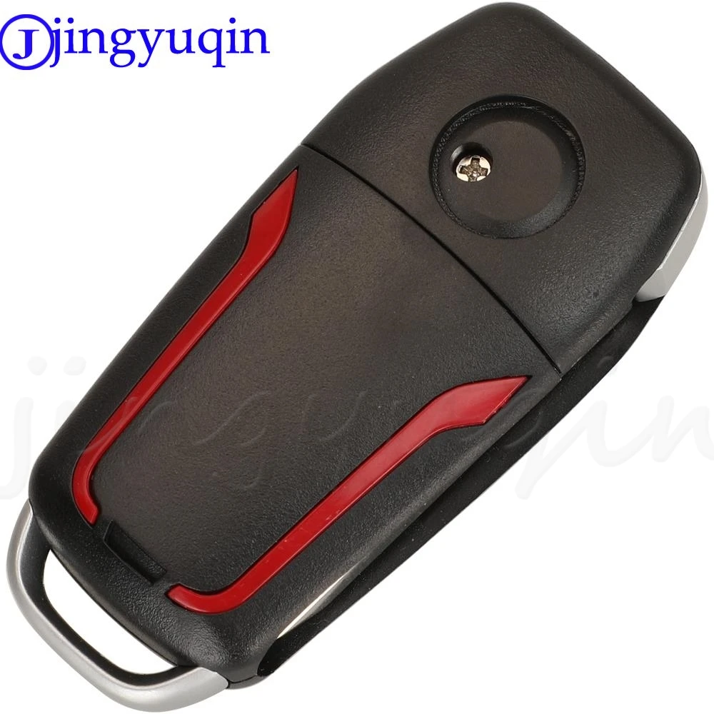 Jingyuqin-Clé de voiture à distance modifiée, clé à rabat pour Ford F150 Explorer Focus Edge Escape Ranger Mustang Flex Mercury Lincoln, 315 Mhz, 433Mhz