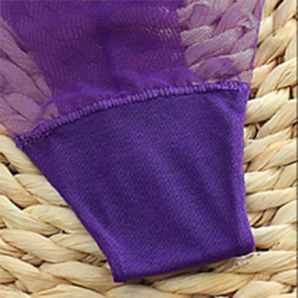 Calcinha sem costura transparente ultra-fina para mulheres, tanga sexy g-corda, veja através de cuecas, tangas femininas de baixo crescimento