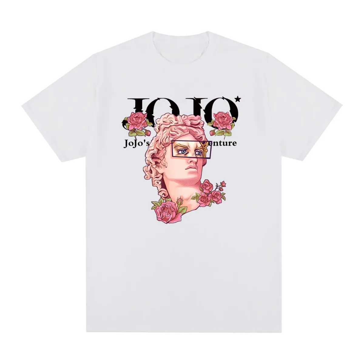 

Jojo Bizarre Adventure Vintage T-shirt Retro Cartoon Cotton Men T shirt New Tee Tshirt Womens Tops