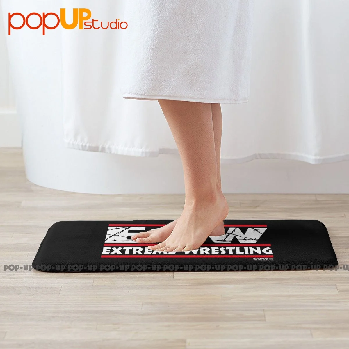 Ecw Hardcore Wrestling Mat Rug Carpet Tapis Shaggy Antislip Home Decor Nordic Style