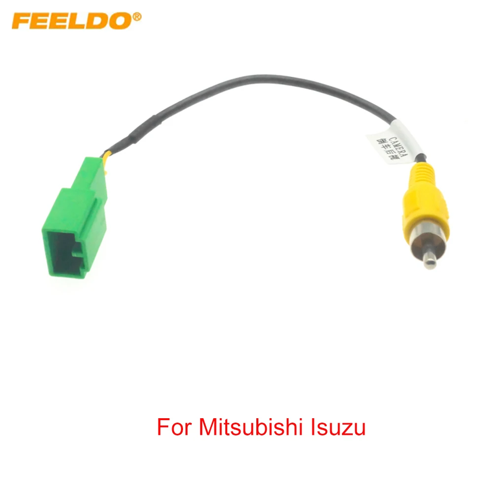 FEELDO Car 5-pin Reverse Camera Output Video Adapter Wiring Cable For Mitsubishi Isuzu Original Factory Auto Camera Video Output