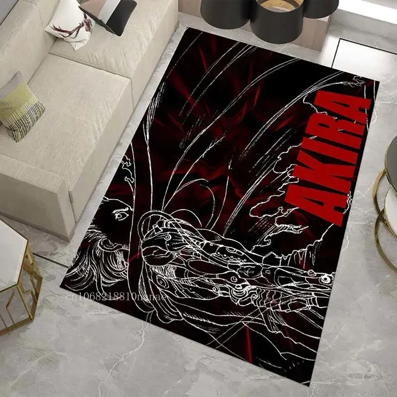 AKIRA Anime Printed Carpet Bedroom Area Rug Sci-Fi Suspense Street Motorcycle Gang Cyberpunk Anti-slip Floor Rug Home Decor