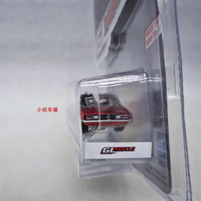 Greenlight 1:64 Skala 1968 Camaro SS 396 Elektroplaterowany Czerwony Stop Symulacja Model Samochodu Statyczny Kolekcja Dekoracja Prezent Świąteczny